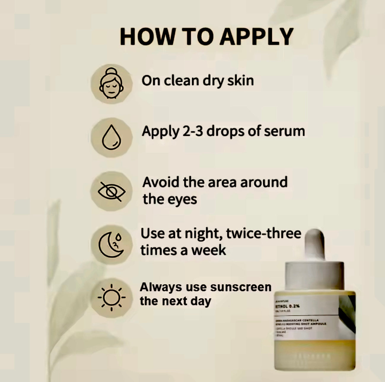 Retinol + Centella Boosting Serum – Fade Wrinkles, Brighten Tone & Smooth Skin (30ml)